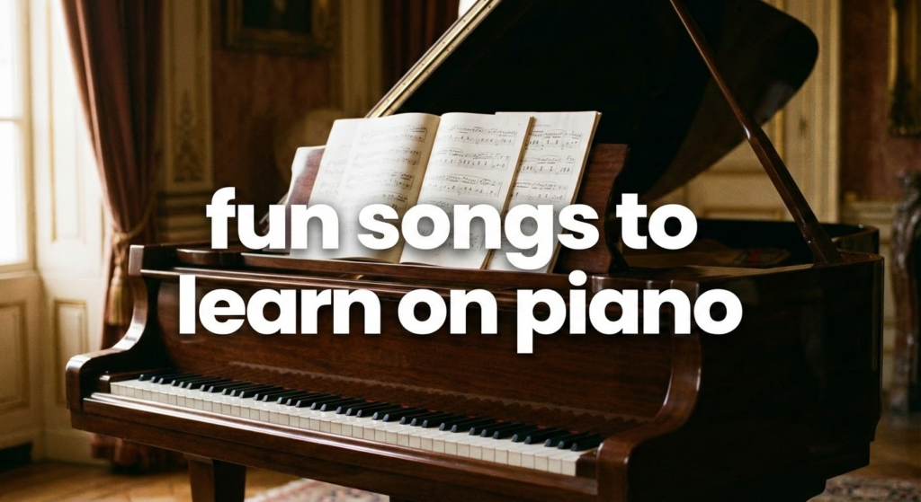 fun songs to learn on piano