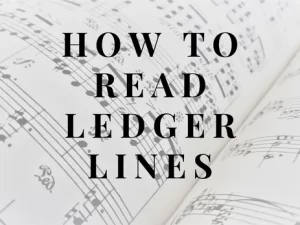 How to Read Ledger Lines