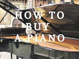 How To Buy A Piano