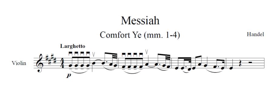 sections of an orchestra