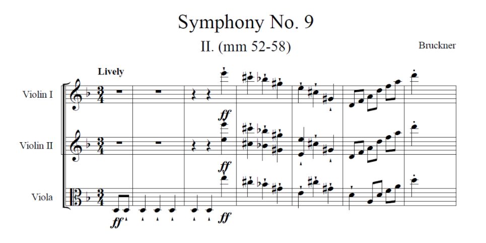 orchestra sections