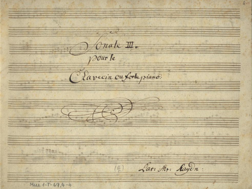 Haydn Sonatas - Transition in general