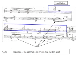 Analysis of Klavierstücke Op. 33 a by A. Schoenberg – Part II