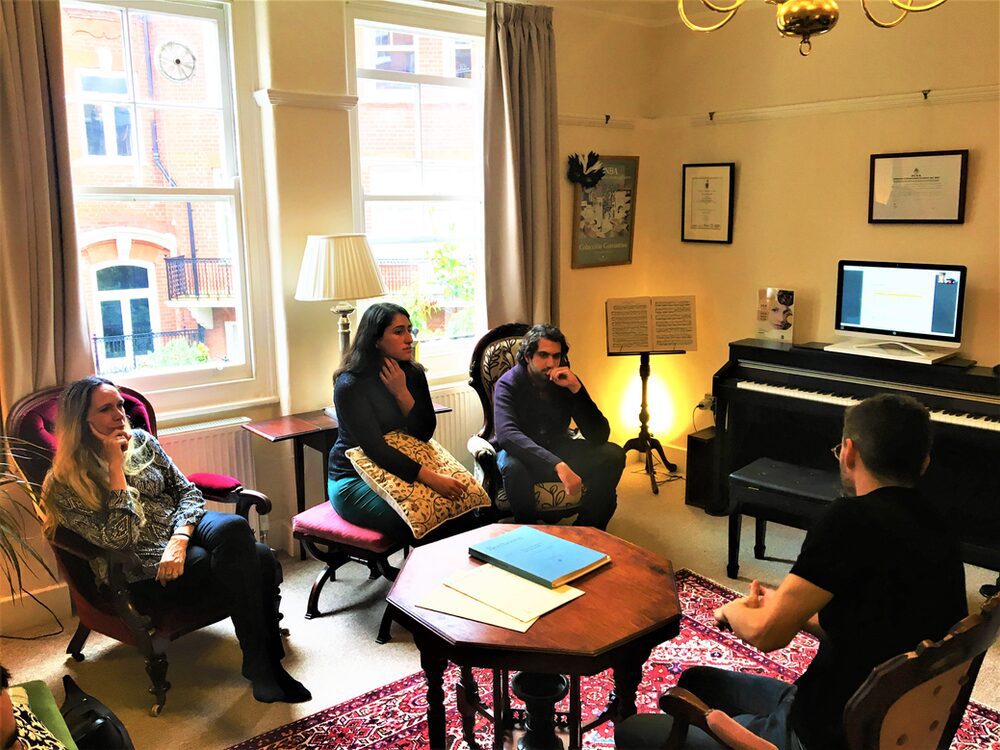 Piano masterclass at WKMT Kensigton