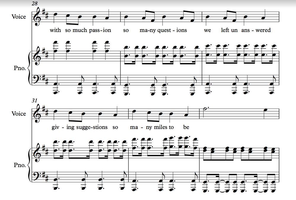 Rearranging a fully produced piece into a Piano Ballad