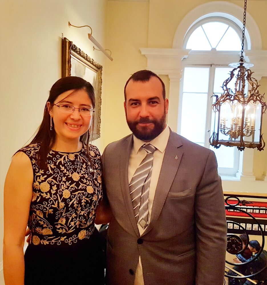 WKMT guest pianist Carolina Aguirre at WKMT