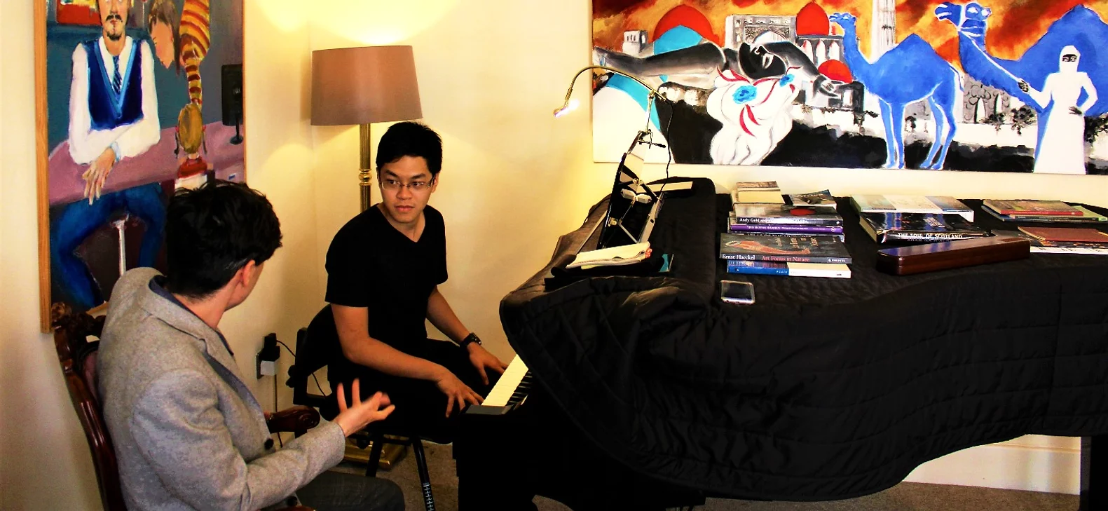 teaching piano in soho room
