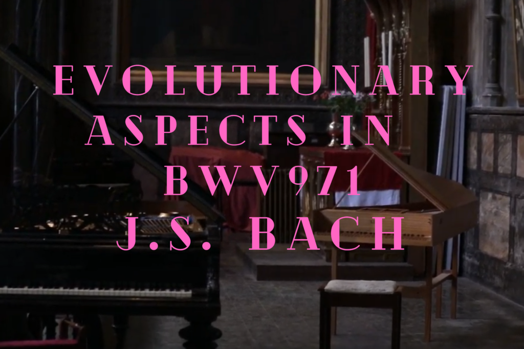 Evolutionary Aspects in the Italian Concerto BWV 971 by J.S. Bach