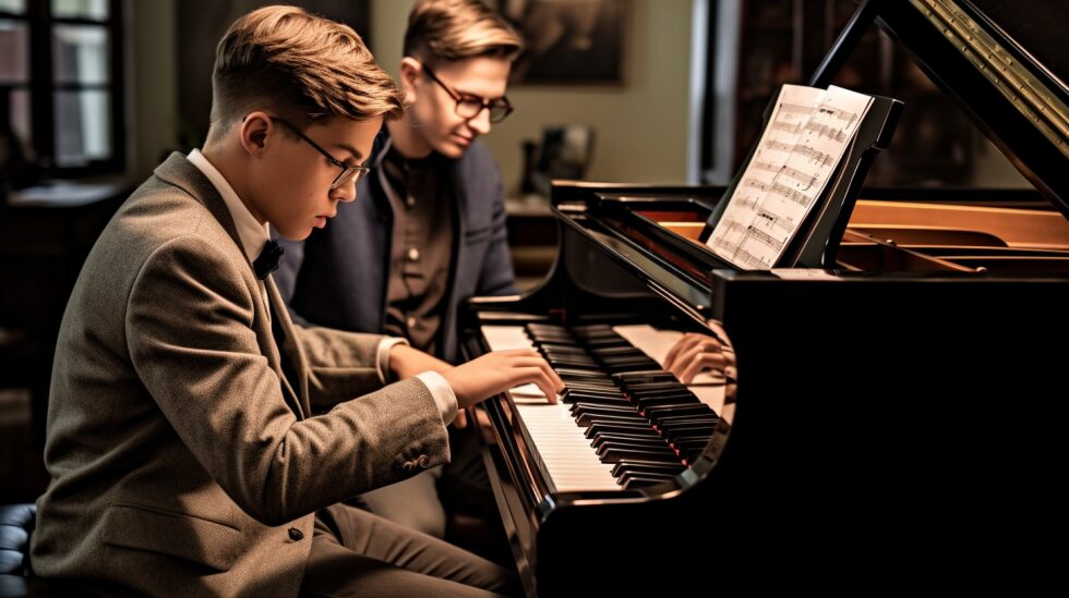 Young student following a structured foundational curriculum at WKMT