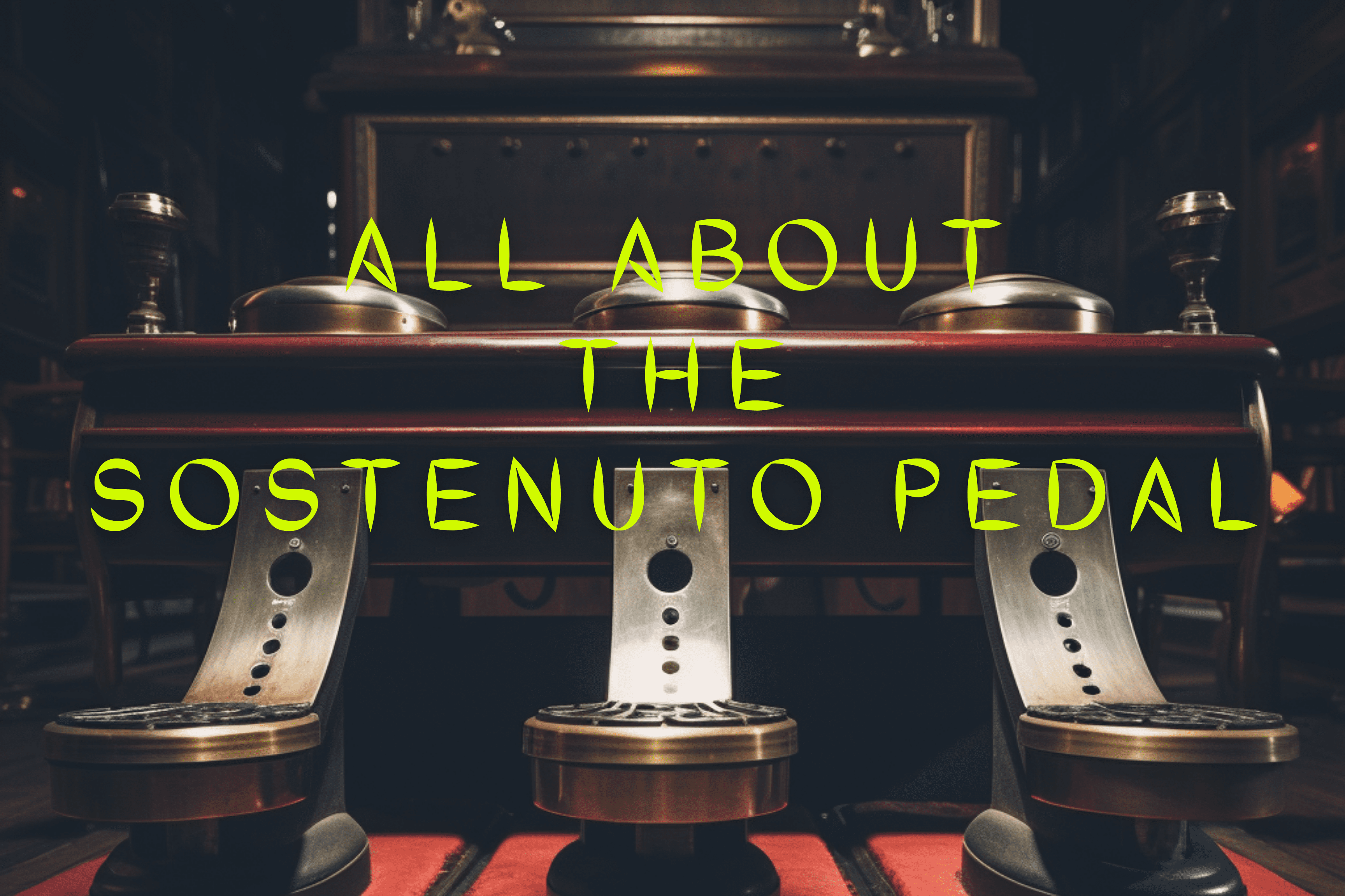 All About Sostenuto Pedal
