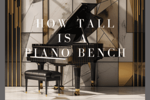 how tall is a piano bench