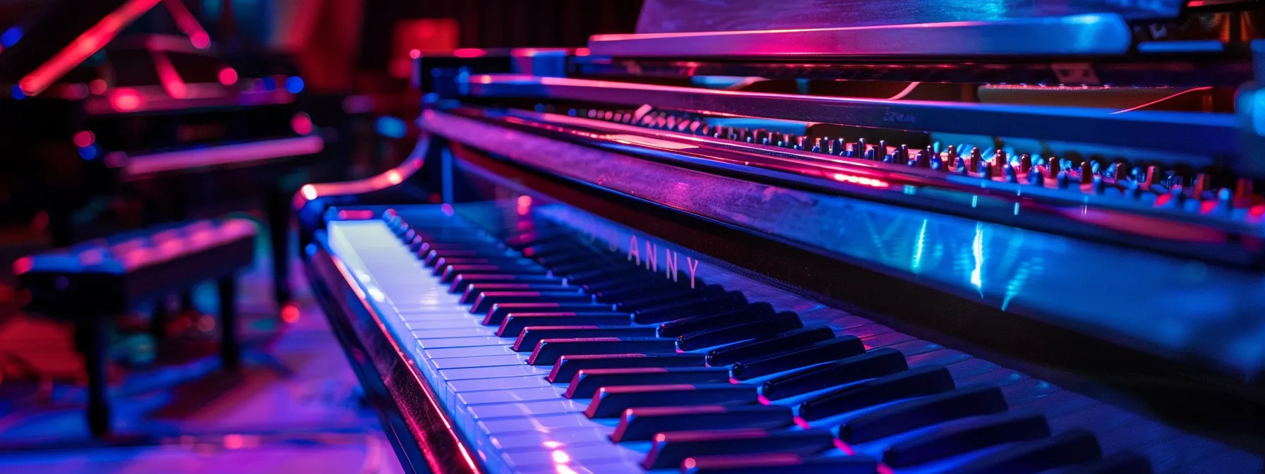 a captivating piano recital with beaming students showcasing their musical mastery on a grand stage.