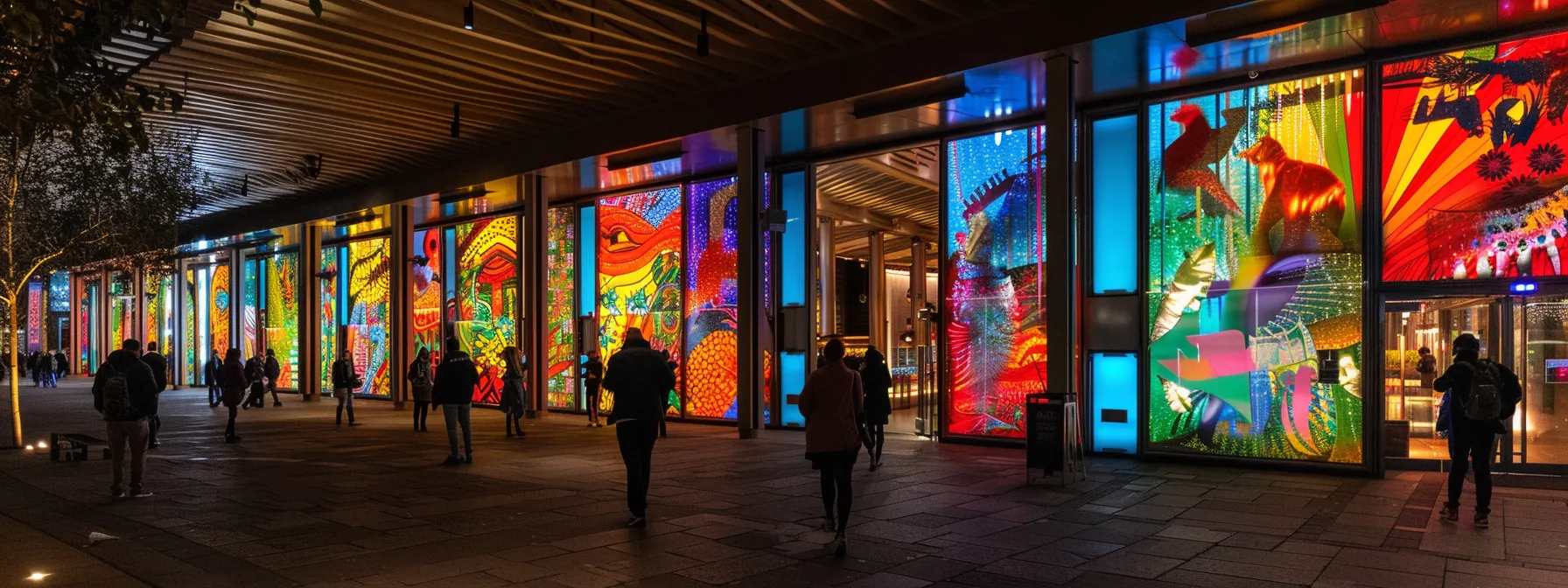 experience the grandeur of the royal festival hall at the bustling southbank centre, surrounded by vibrant public art and the serene riverside backdrop.