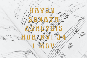 Haydn Piano Sonata in E Minor Analysis