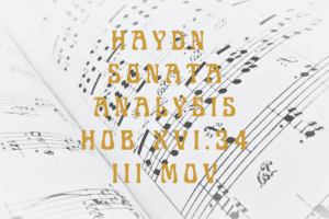 Haydn Piano Sonata in E Minor Third Movement