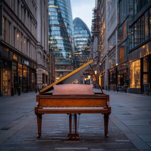 public pianos in london