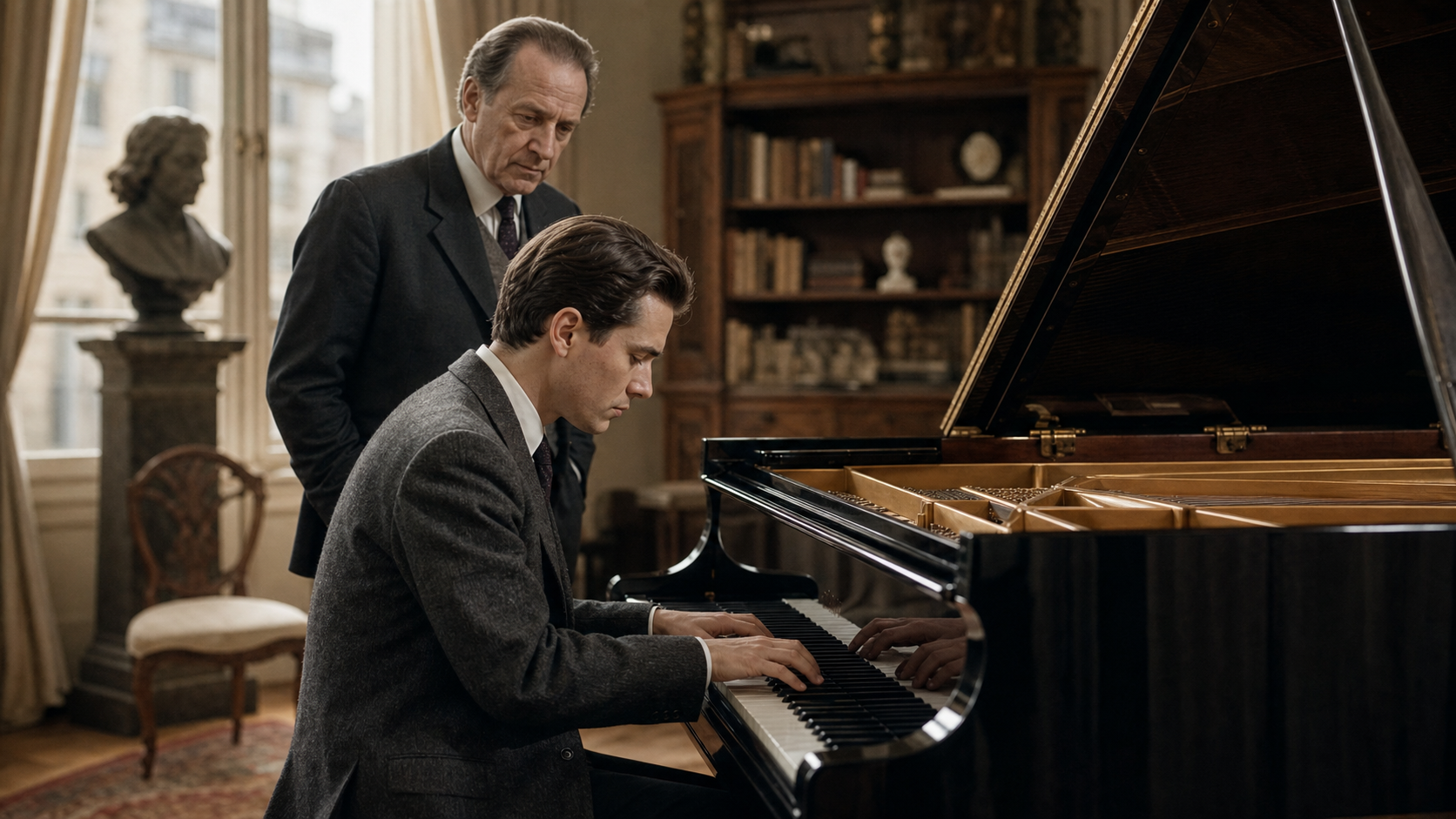 Arturo Benedetti Michelangeli career overview in a classical London piano studio