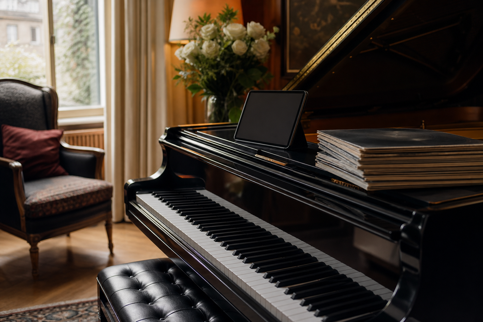Adult piano learner studying Schubert listening and tone after Mitsuko Uchida