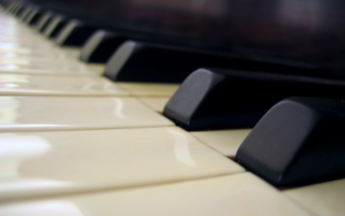 Legato Keyboard Detail Piano keyboard detail for practising smooth legato connection between notes