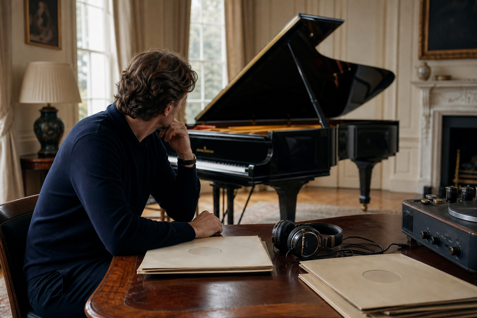 London listening room for historic Wilhelm Backhaus recordings and piano tone study