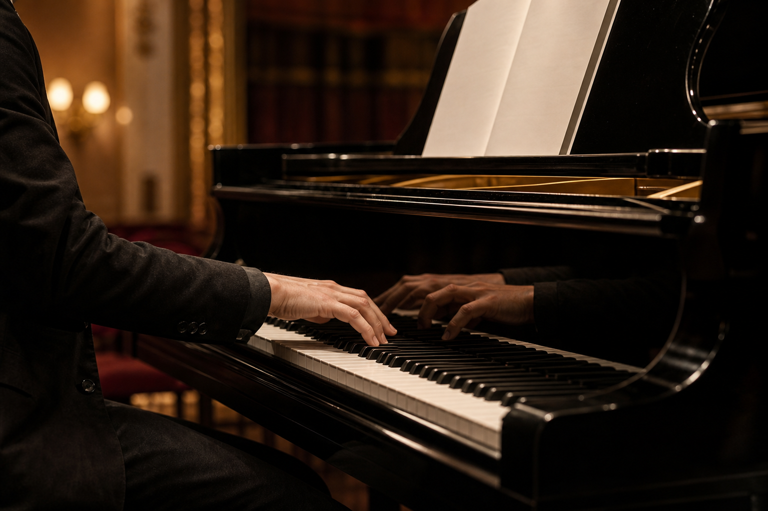 Igor Levit Beethoven listening guide shown through pianist hands on a complete grand piano