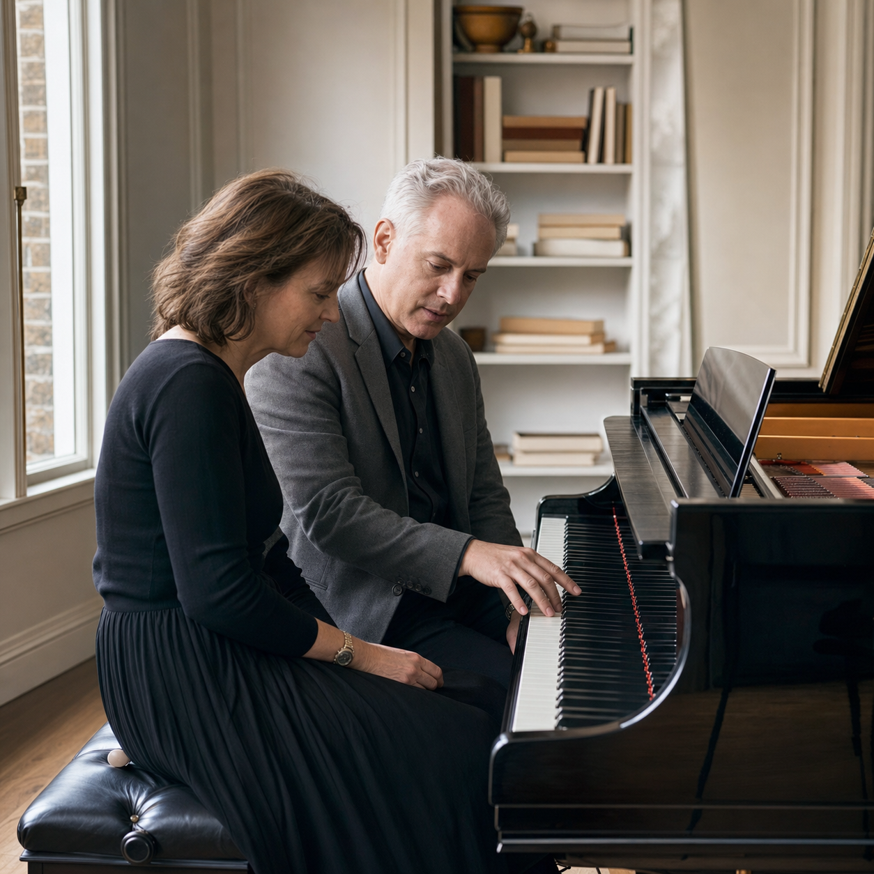 Adult piano lesson inspired by Jeremy Denk's analytical approach