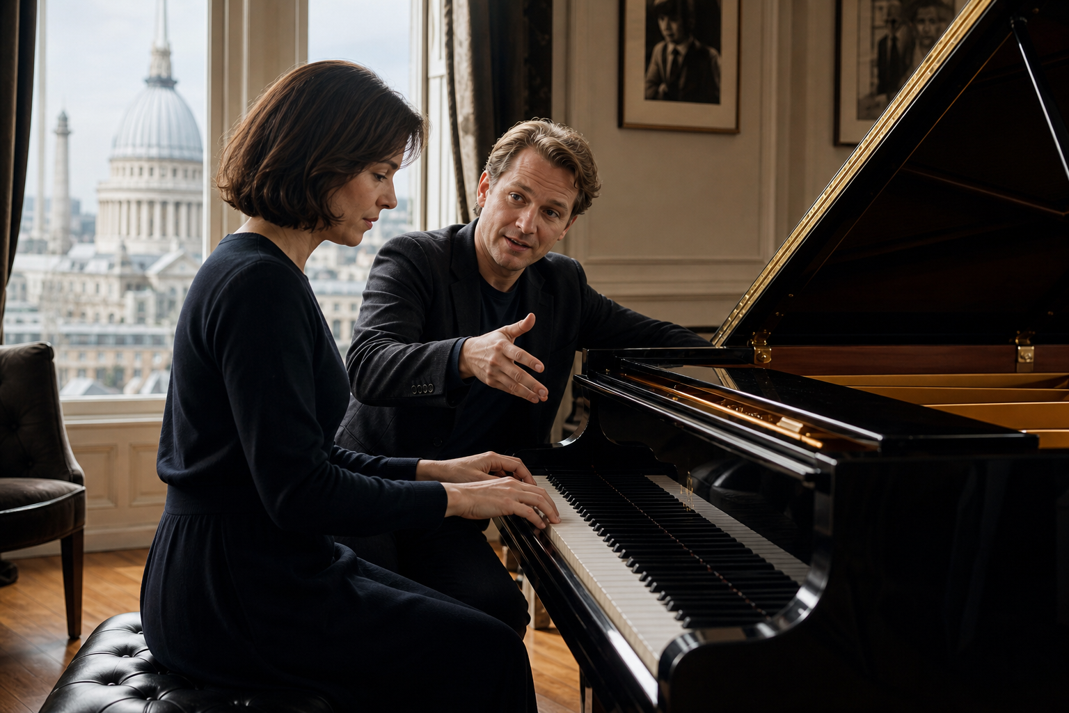 Adult piano lesson inspired by Lang Lang serious listening and tone colour