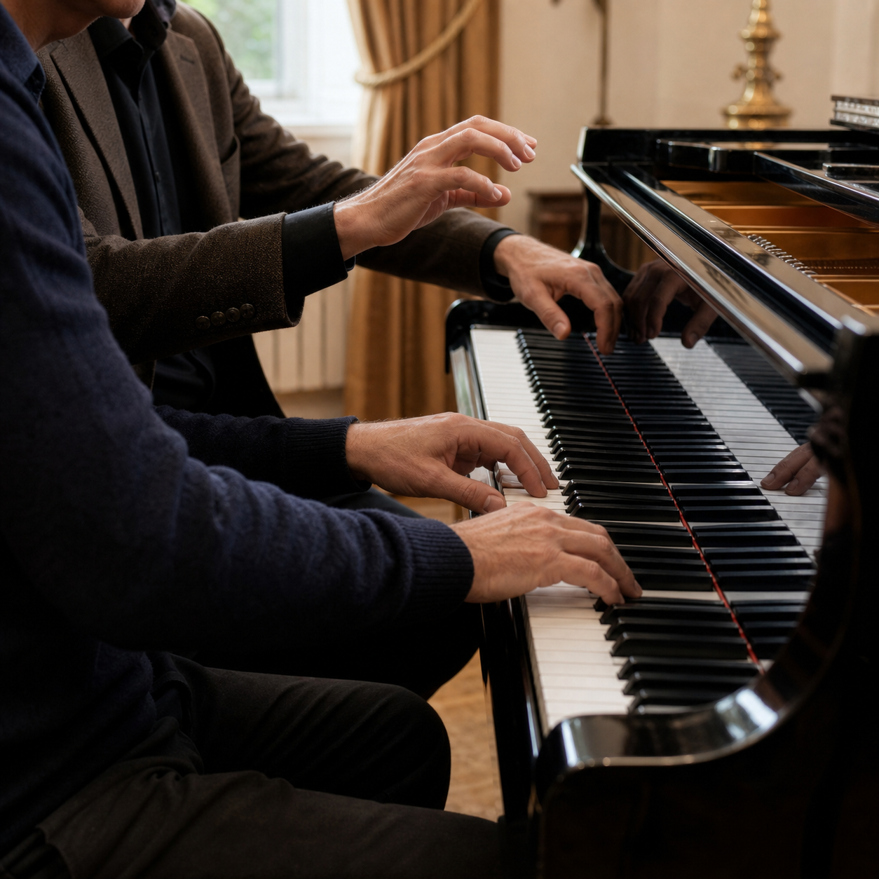 Advanced adult piano lesson on voicing and rubato inspired by Nikolai Demidenko