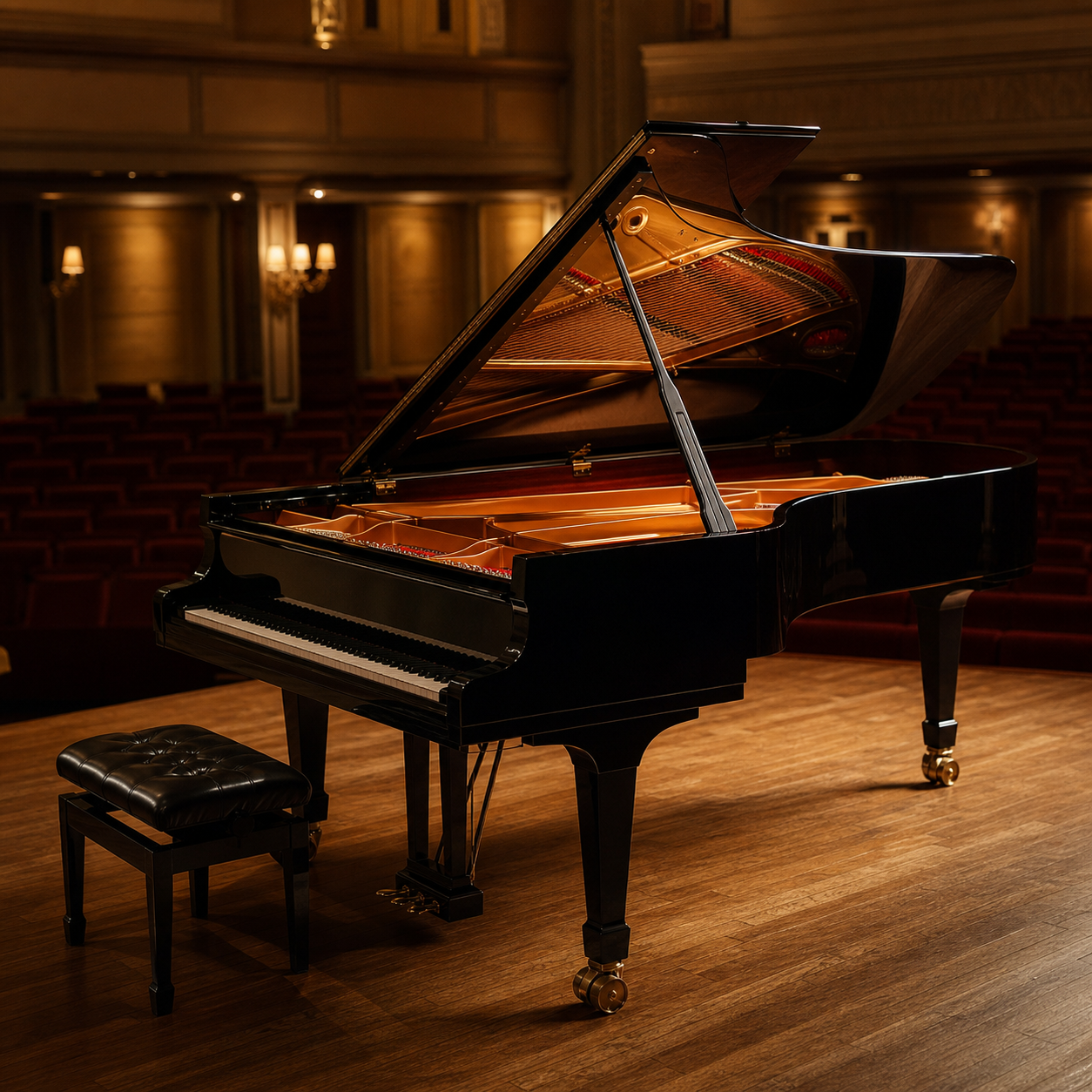 London recital hall grand piano for Steven Osborne pianist listening culture