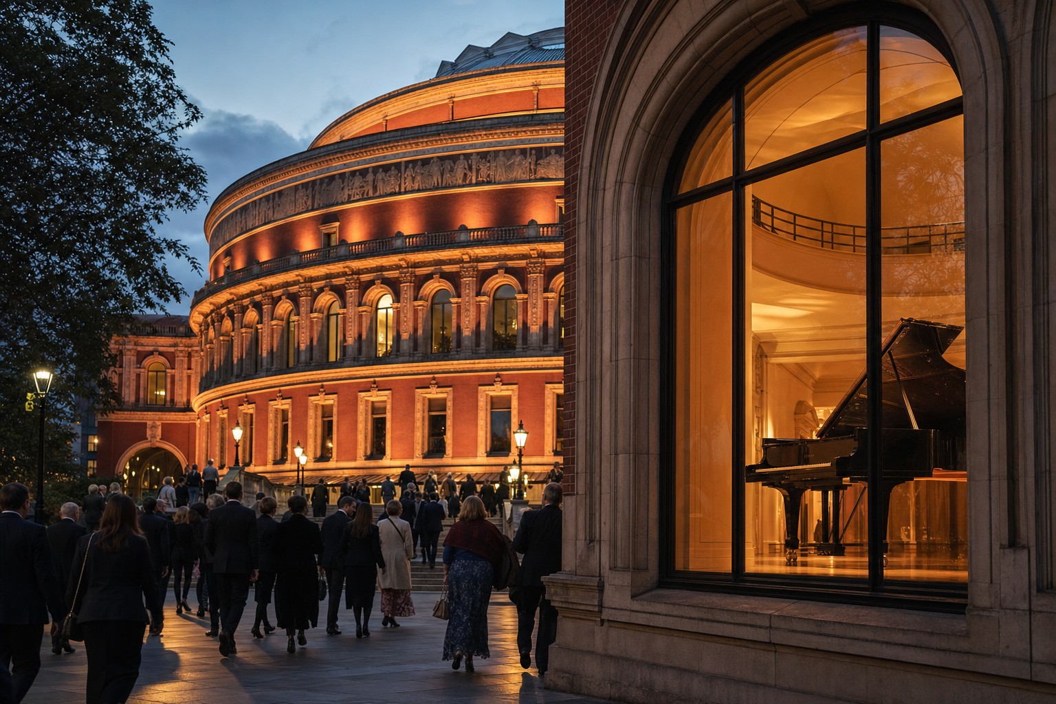 London concert hall approach for Yuja Wang performance history and venues