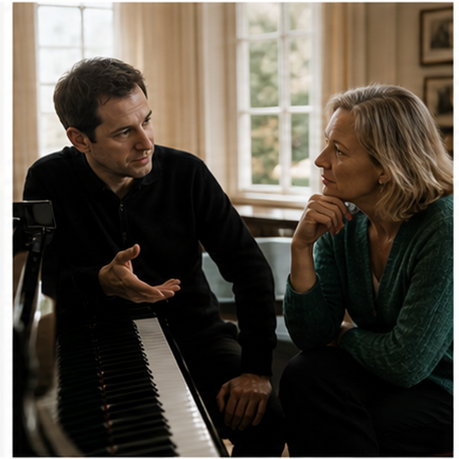 Bertrand Chamayou inspired adult piano lesson discussion in London