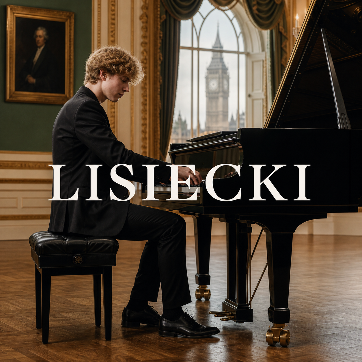 Jan Lisiecki in London at the piano