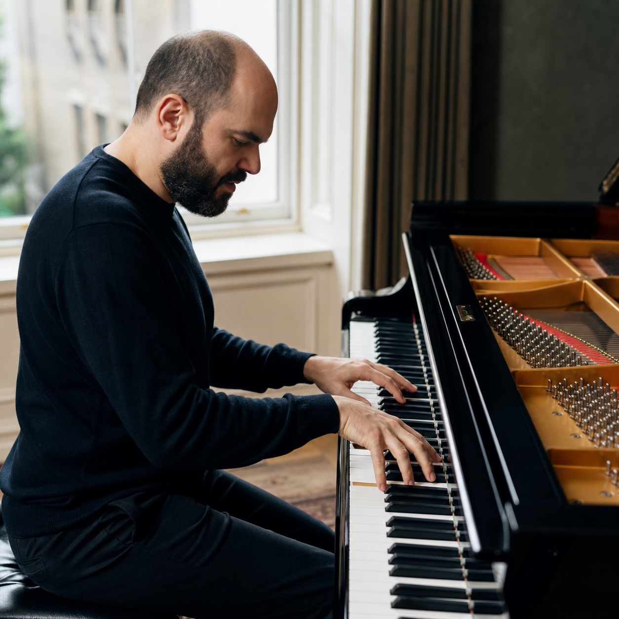 Kirill Gerstein piano technique and listening detail