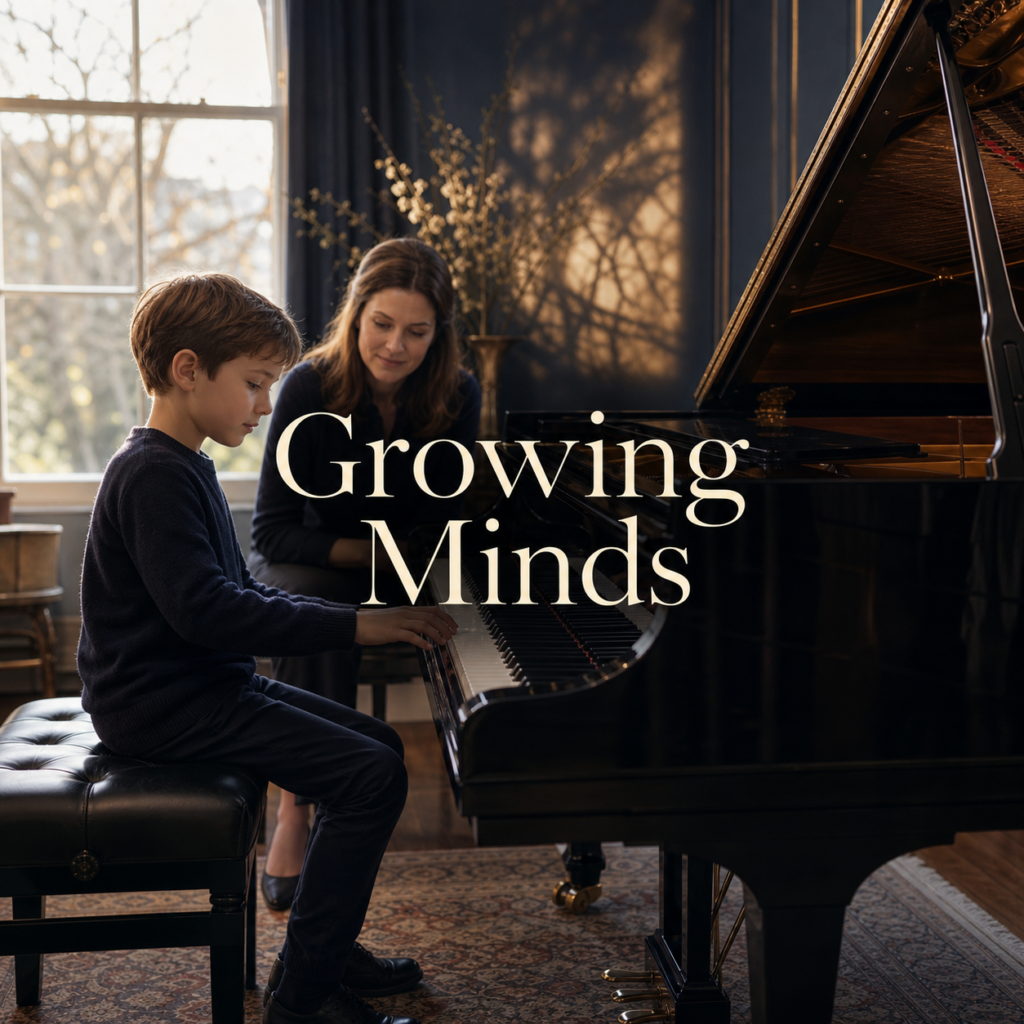 Music and brain development through attentive child piano learning