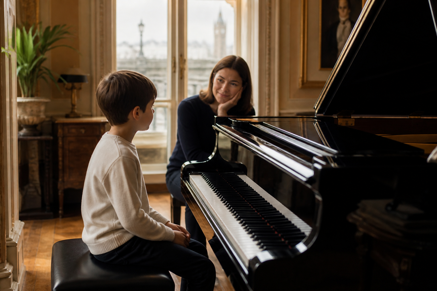Music and discipline self-regulation after a children's piano lesson