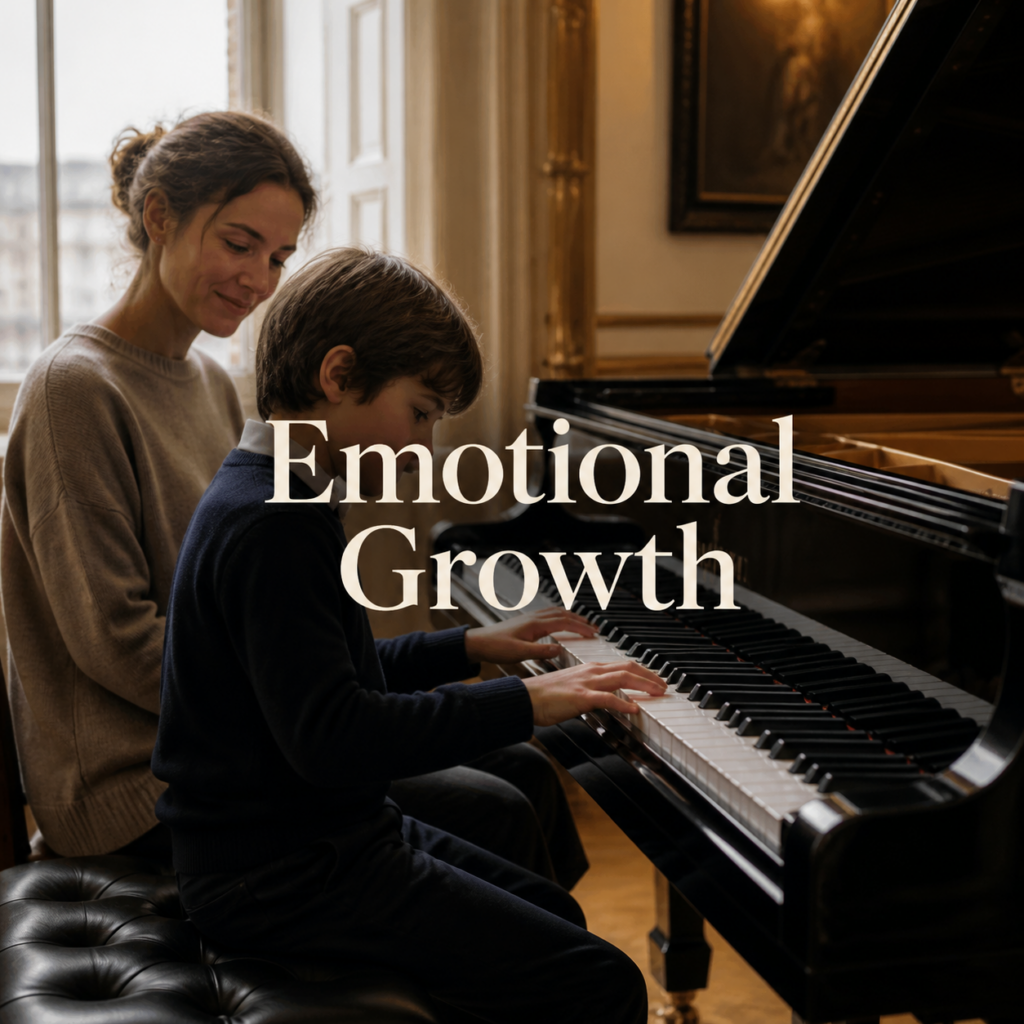 Music and emotional development through supportive child piano study