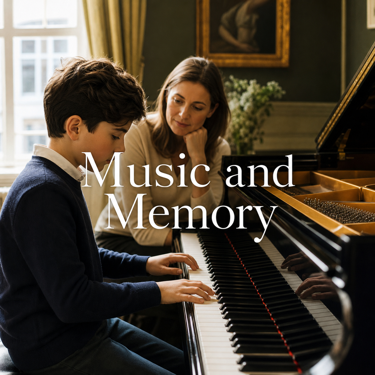 Music and memory developed through a child's piano lesson in London