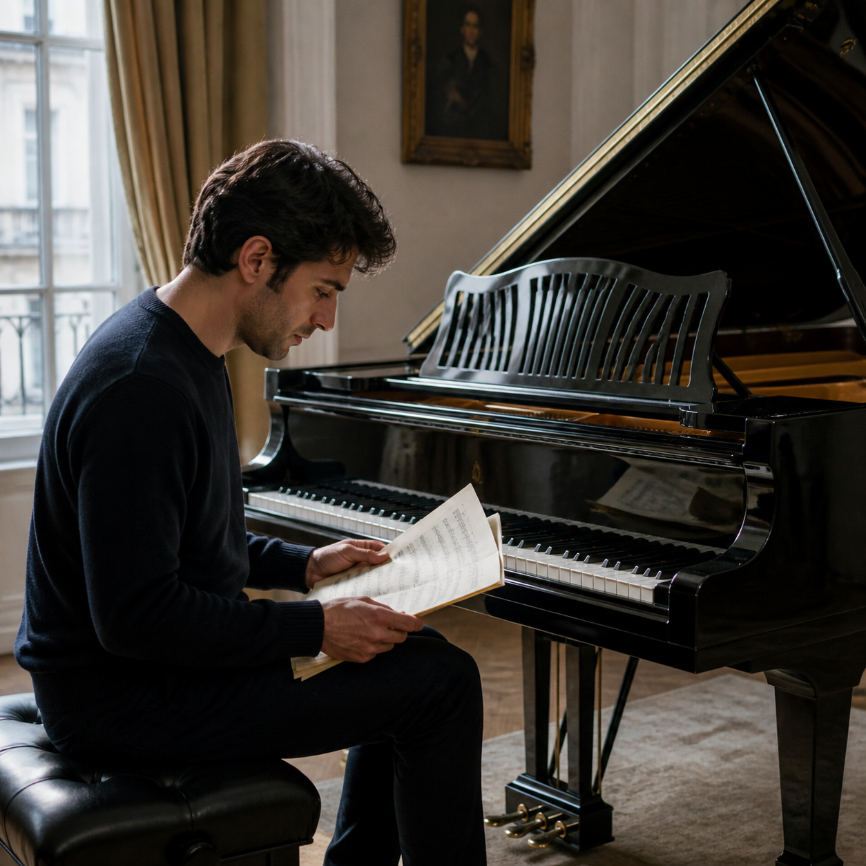 London recital audience listening closely to a pianist
