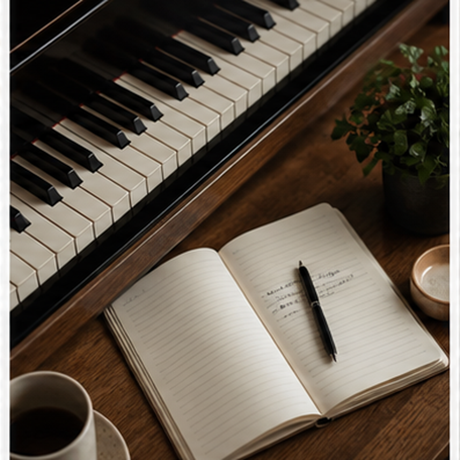 piano for brain health adult practice notebook