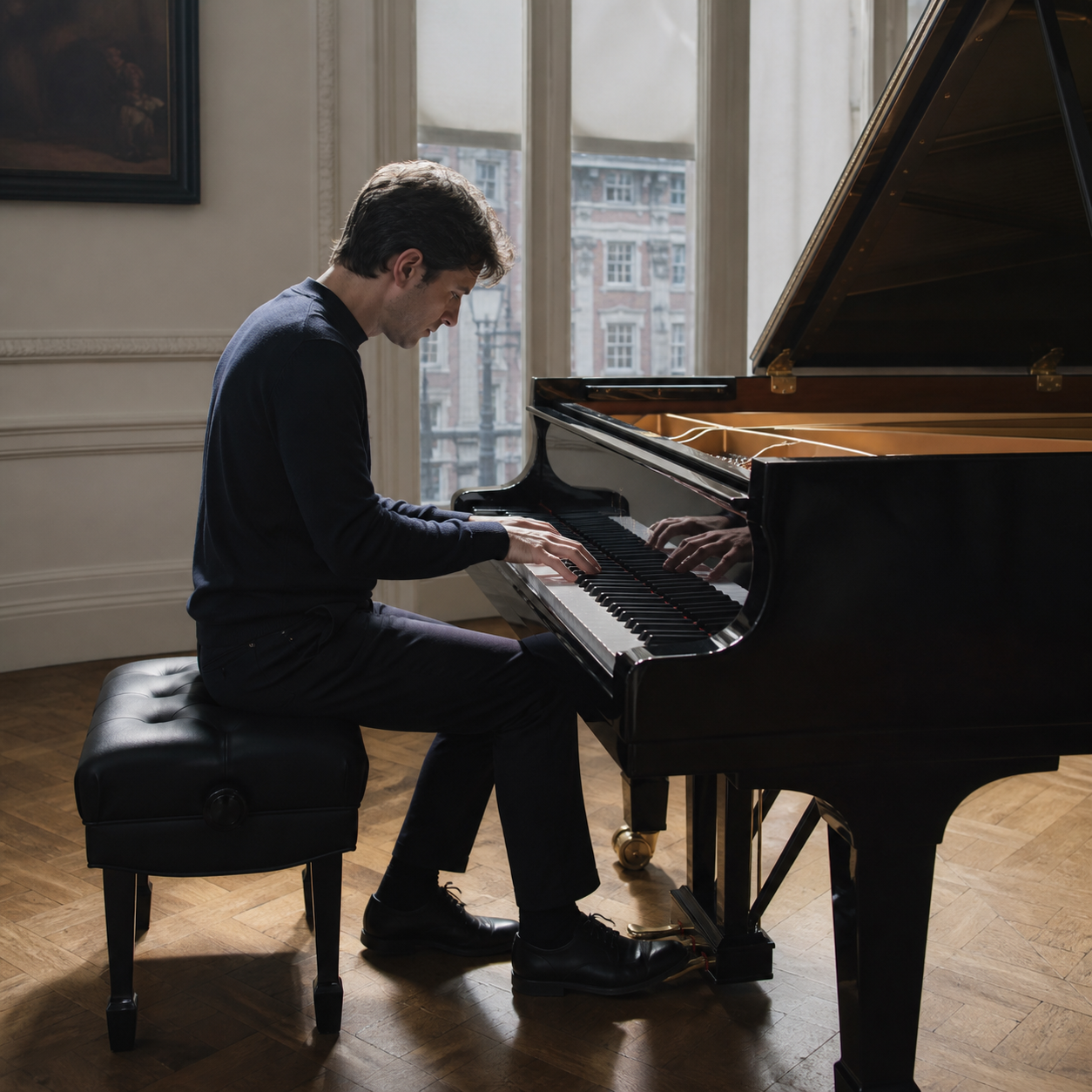 Piano learner applying ideas heard at Wigmore Hall concerts