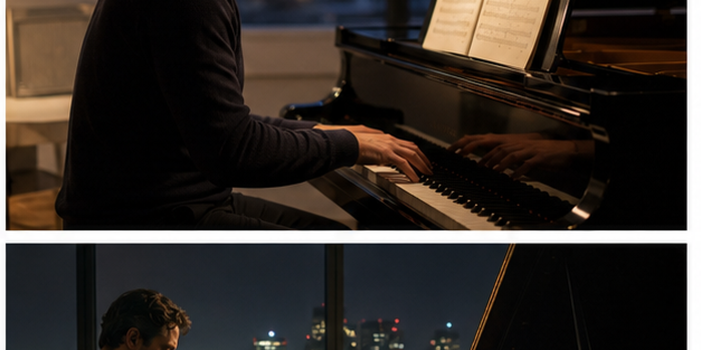 Adult piano lesson balancing creative study and working life